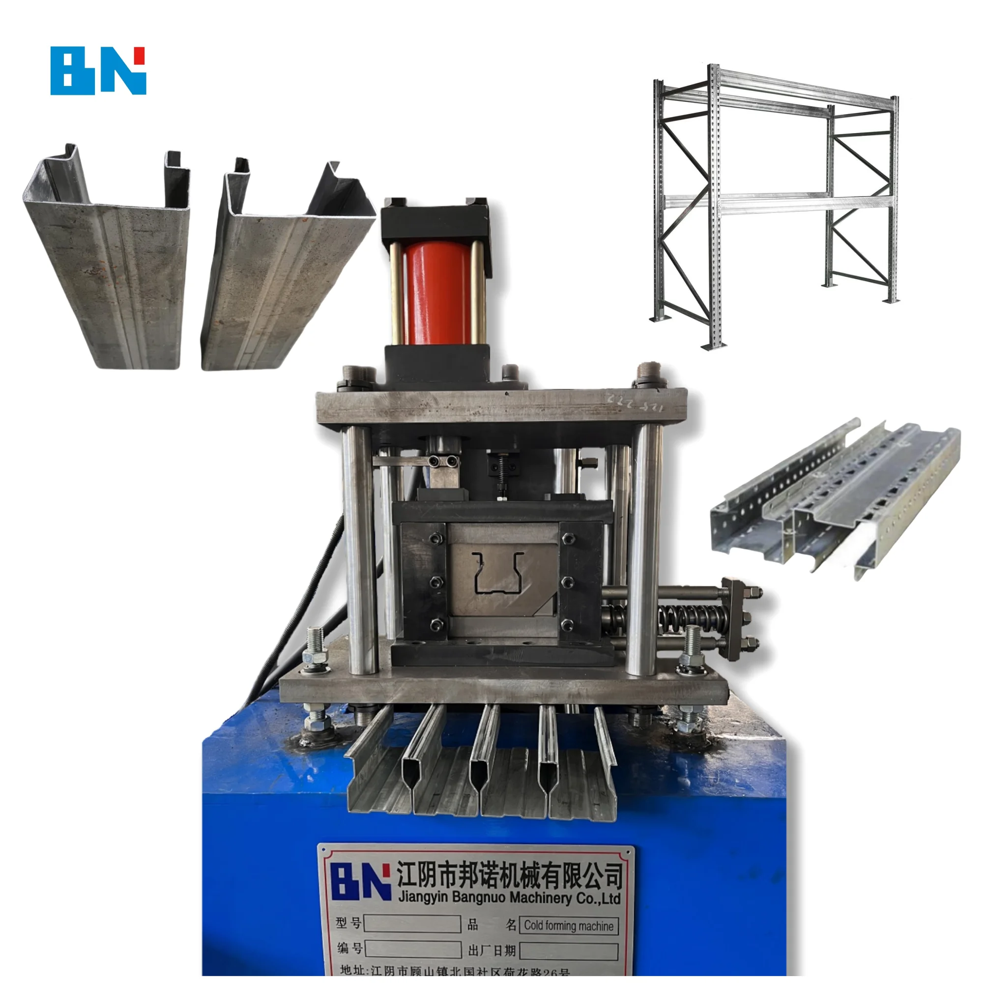 Warehouse Storage Shelf Upright Rolling Machine Full Automatic Shelf Rack Roll Forming Machine
