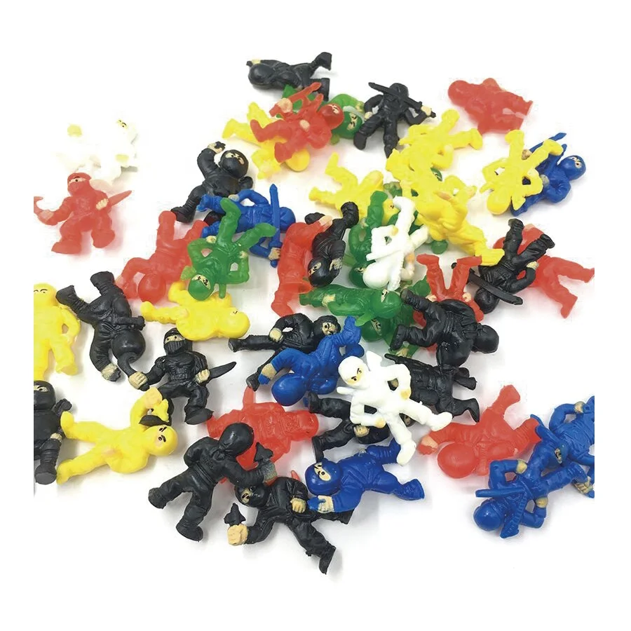 Mini ninja figures toy for plastic candy surprise eggs