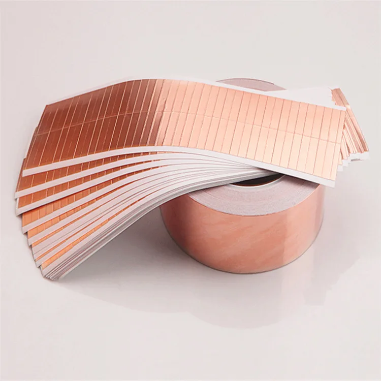 Die-cut single and double conductive tape use for anti-interference masking copper foil tape