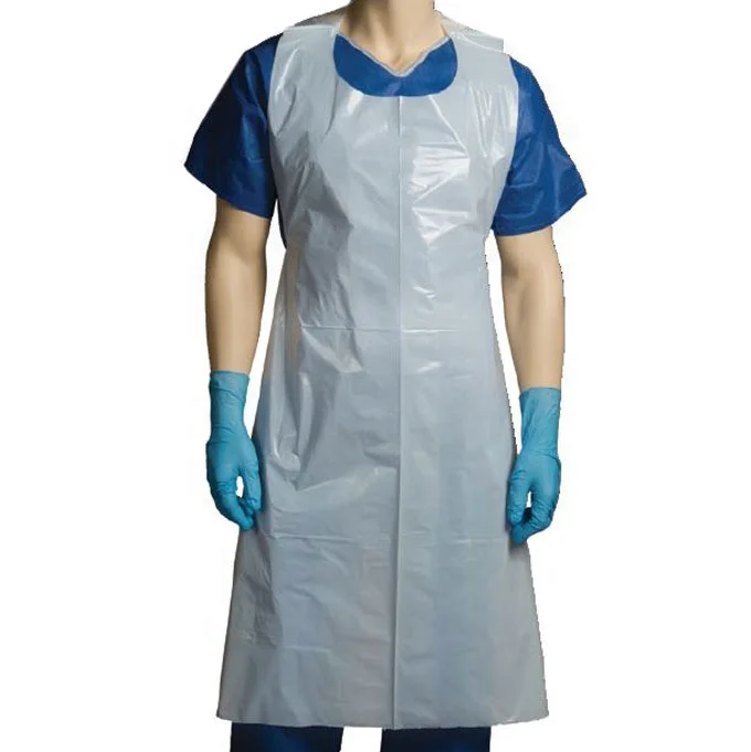 Slaughter House PE Apron Disposable Waterproof LDPE HDPE Polyethylene Farm Single Use Apron