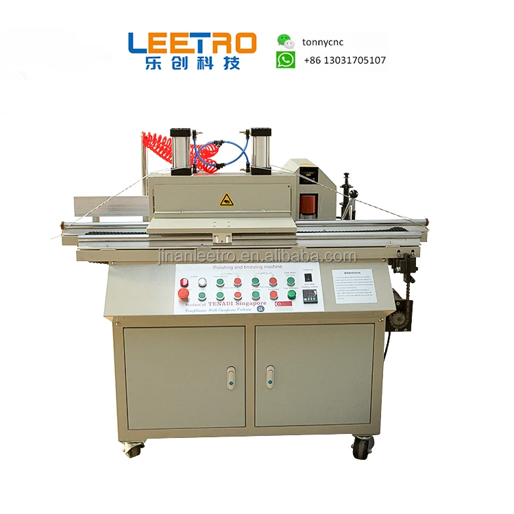 Photobook edge polishing and gilding machine price , hot foil stamping machine Jinan Shandong