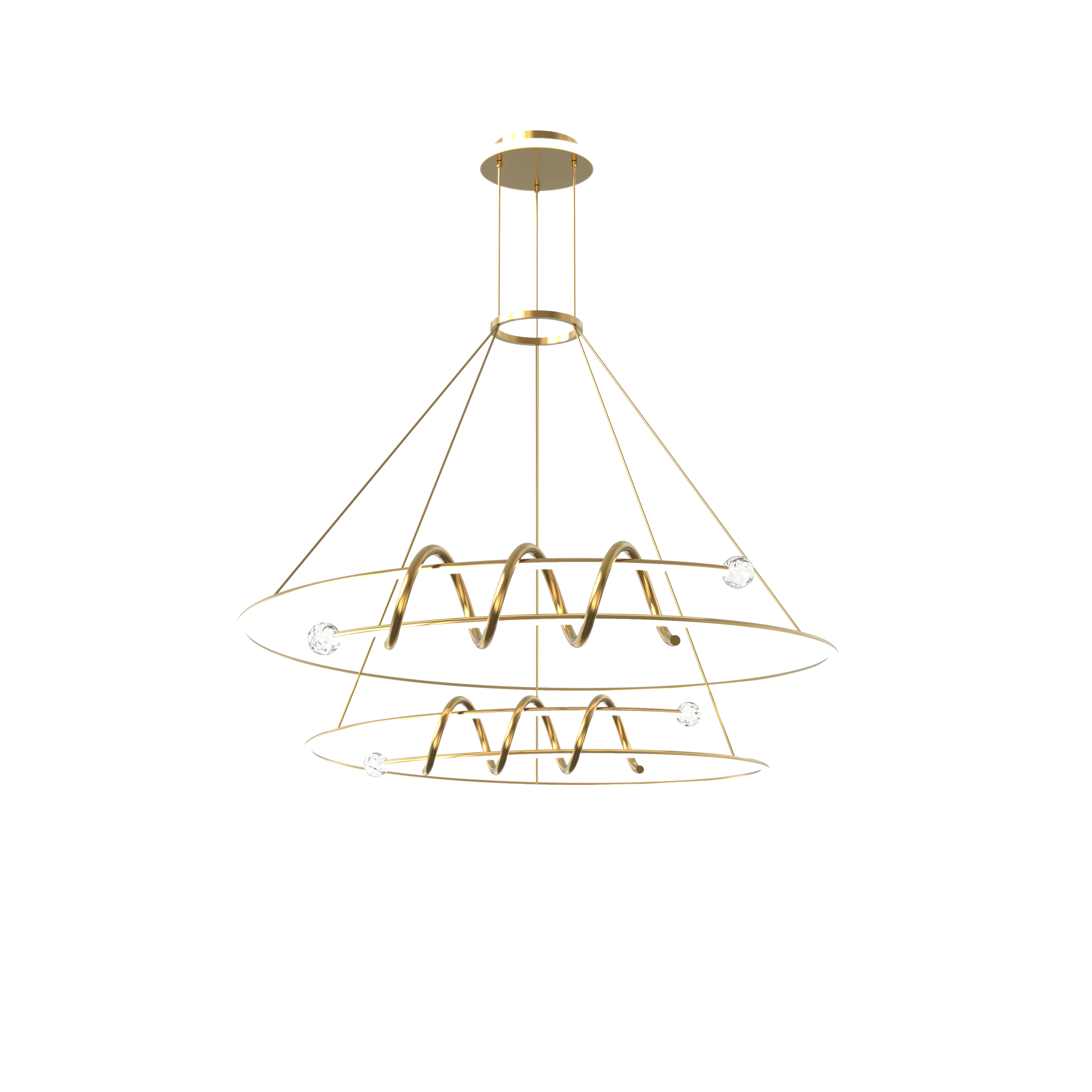Dining Room Living Room Master Bedroom Ceiling Lighting with Modern Simple Atmosphere Popular Tea Room Unique Design Chandelier