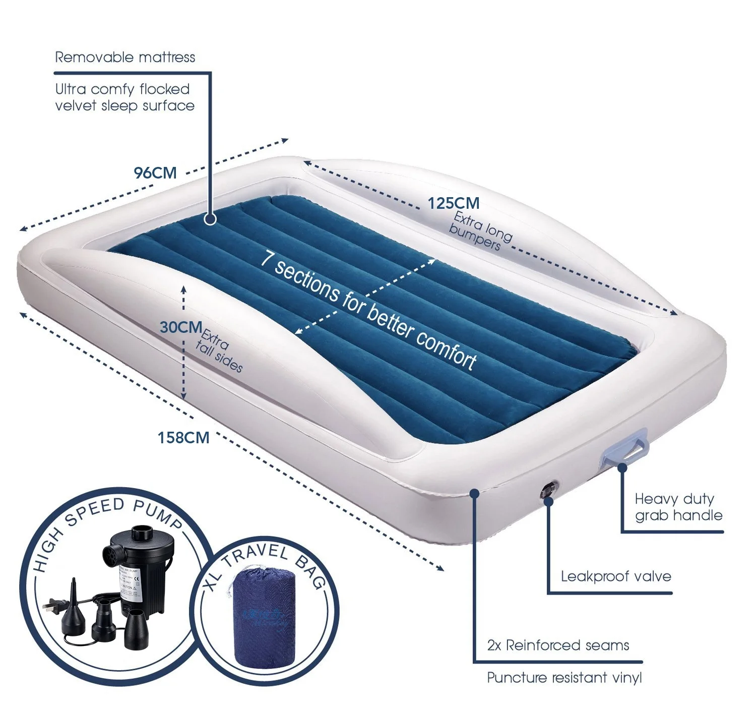 Toddler Air Mattress Tubular Children