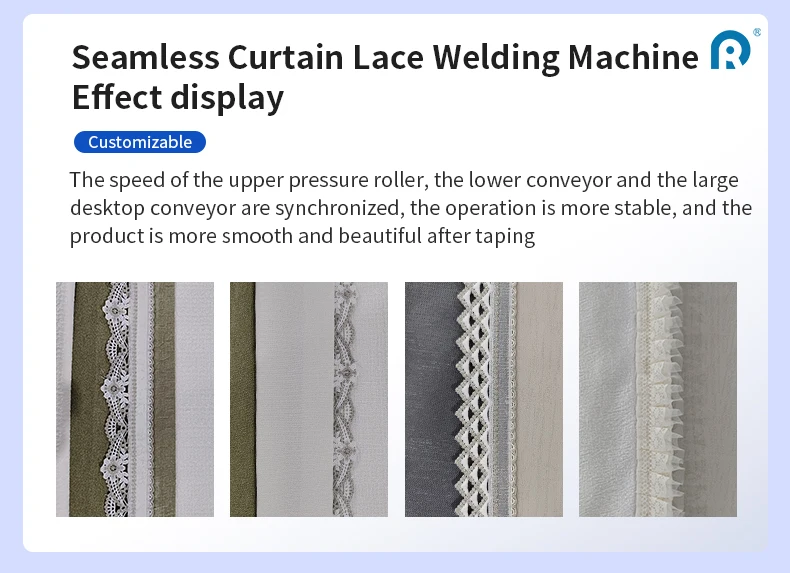 High-yield new technology seamless wireless iron-free high-frequency welding curtain lace welding machine