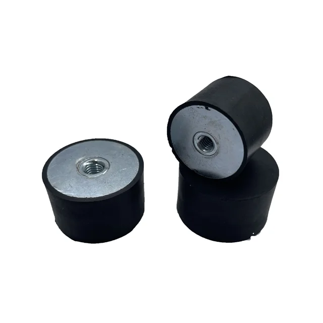 DE Typical custom - made rubber shock absorber load mounting with internal threads