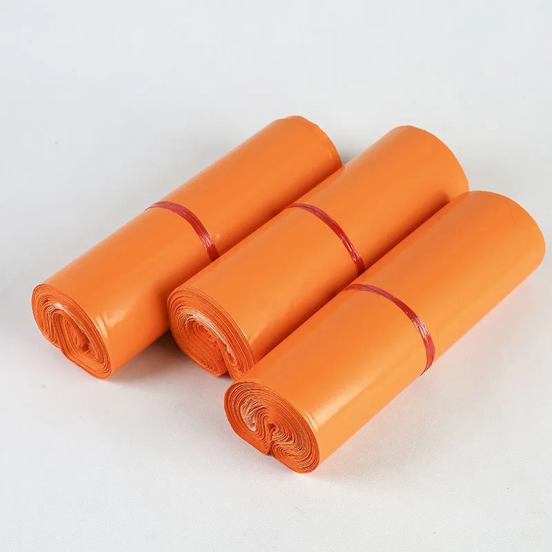 oker brand resealable plastic bag shipping poly mailer bags handle custom poly mailer with logo clear