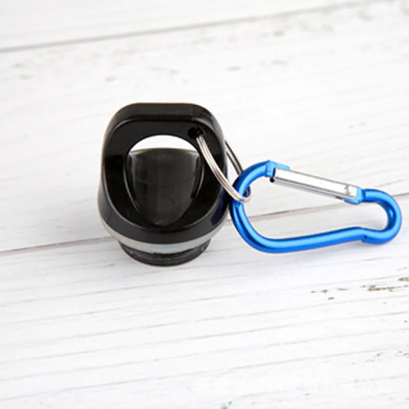 New Custom Logo Portable Stainless Steel Insulated Water Cup Single Wall Aluminum Sports Bicycle Water Bottles With Carabiner