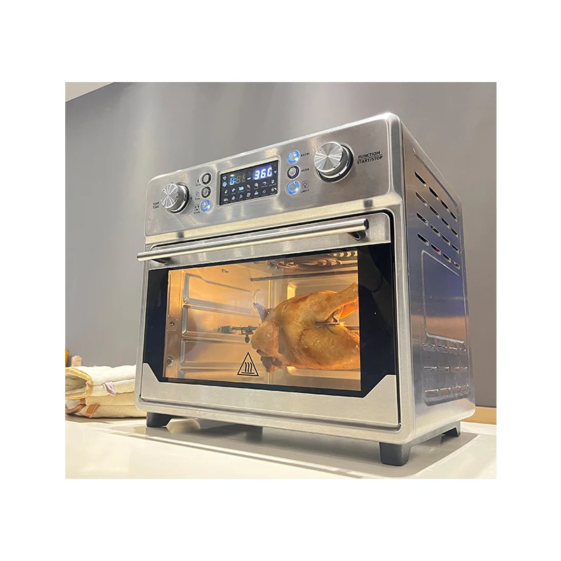 Electric Oven Air Fryer 25L 1700W  Convection Stainless Steel Oven 4 trays Bread Baking Oven