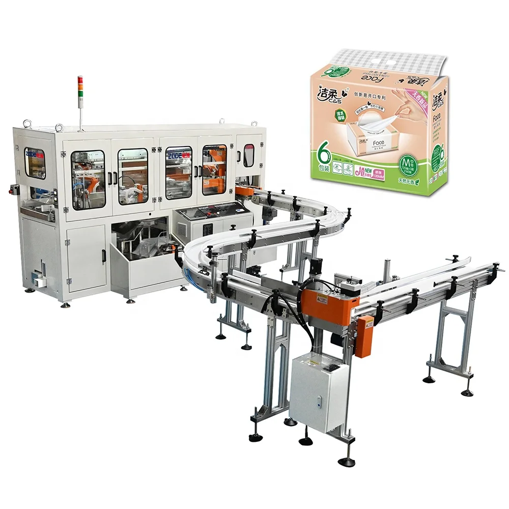 ZD-C30 Automatic fast facial tissue production line binding and packaging machine