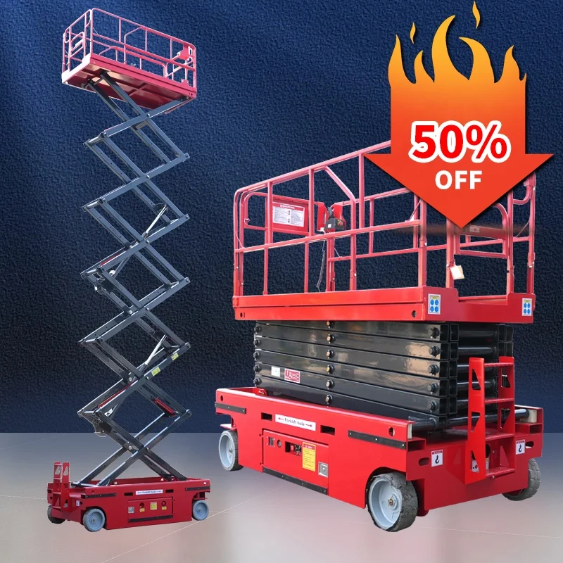 Manual Scissor Lift Hydraulic Mobile Electric Scissor Lift Platform