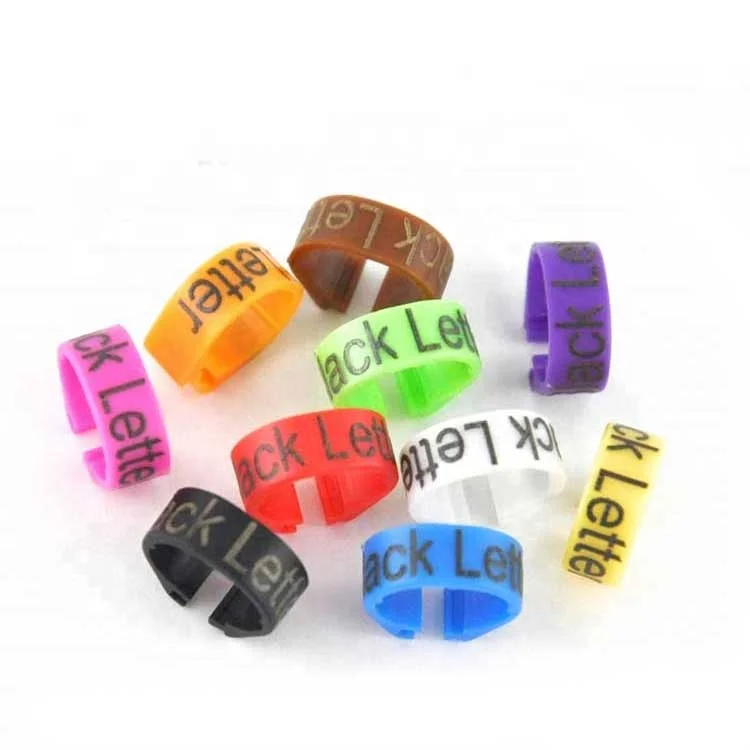 2.5mm 3mm 4mm 5mm 6mm Plastic Open Clip Small Pigeon Dove Finch Parrot Canary Love Bird Rings Leg Band Racing R16u 4.5mm/