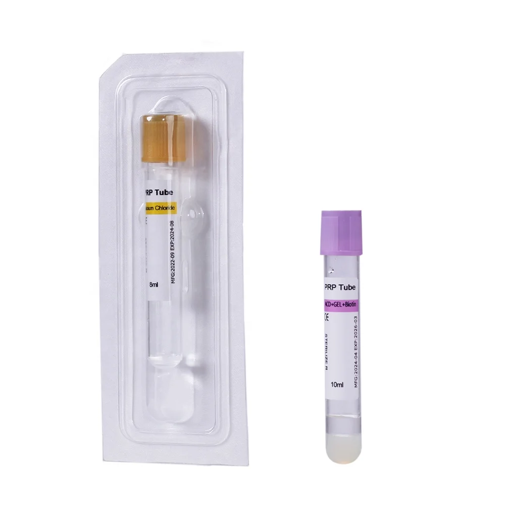 Hot sale High quality disposable 10ml Prp glass tube Acd gel biotin with Activator prp kit prp gun for beauty industry