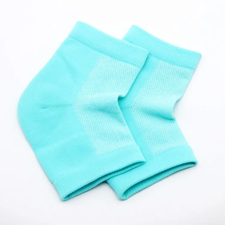 Breathable Silicone Heel Sock Protector Repair Dry Cracked Heel and Reduce Pains Reused Gel Heel Sleeves