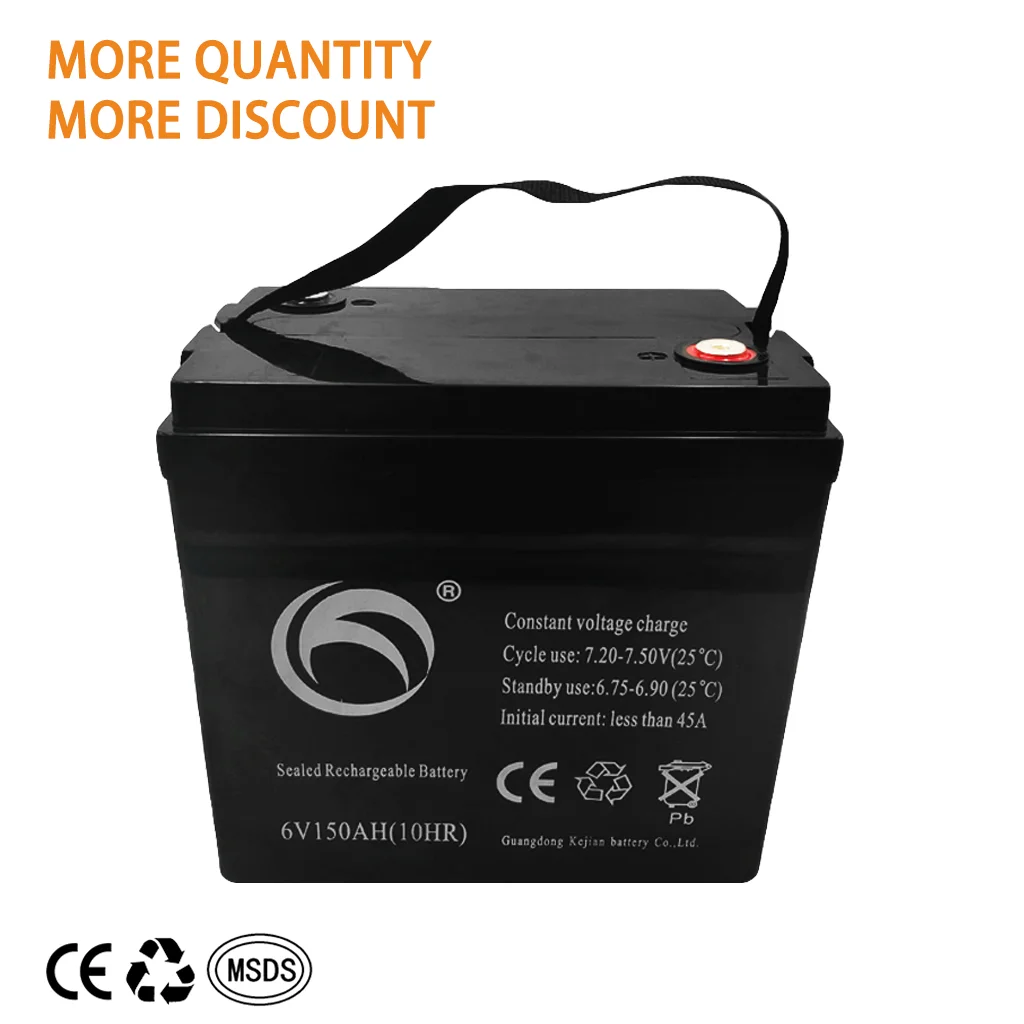 Wholesale OEM/ODM 6V 150AH UPS solar system Prismatic Energy Storage Battery Maintenance-free Sealed AGM Lead Acid Gel Batteries