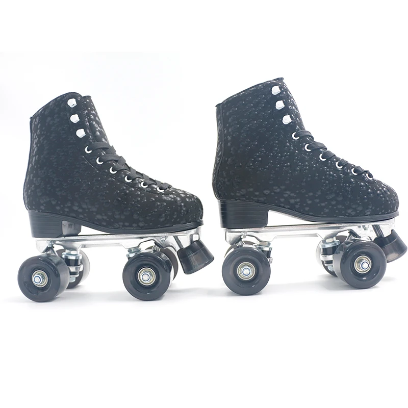 Cheap Quad Adult Roller Skating Shoes Sliding Free Skate in Skating Rink