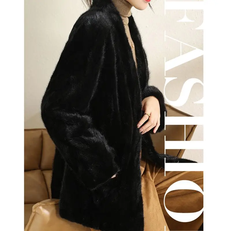 High quality wholesale 2022 New Winter Mink Coat Ladies Short Fur Coat