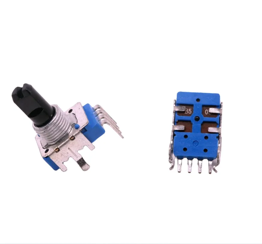 Terwin R1112N Plastic Shaft 4-pin Carbon Film Audio Potentiometer B10k Variable Resistor Rotary Potentiometer