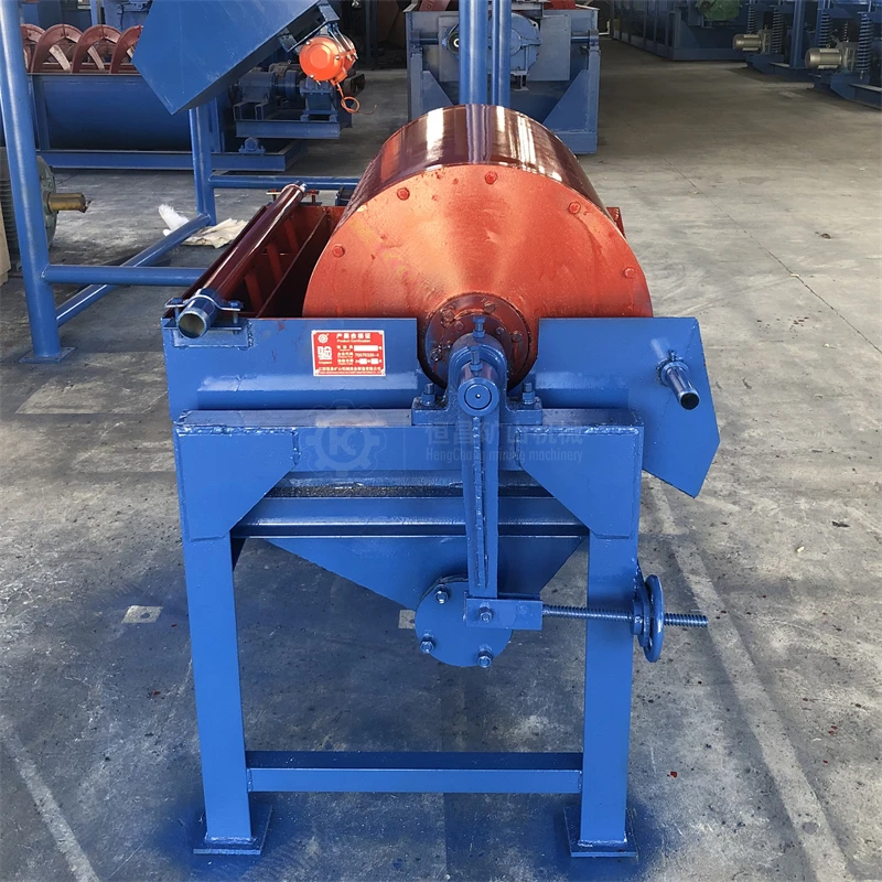 High Intensity 10000 Gs Iron Ore Silica Sand Permanent Magnet Hematite Limonite Manganese Drum Magnetic Separating Equipment