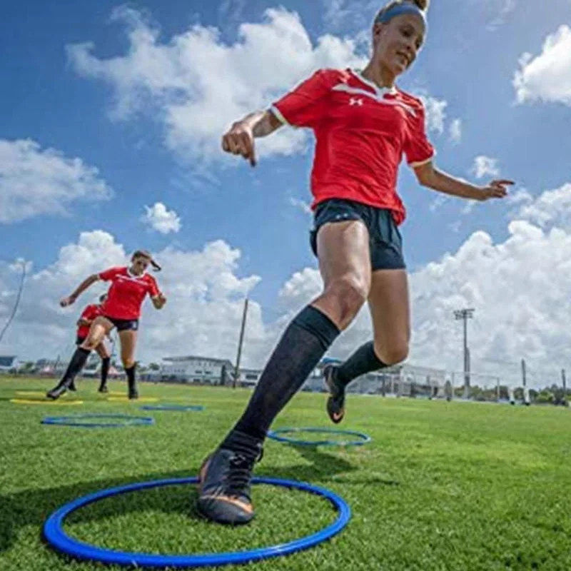 50cm Wholesale Diameter 30 40 60 70cm Professional Exercise Fitness Soccer Training Equipment Speed Agility Ring