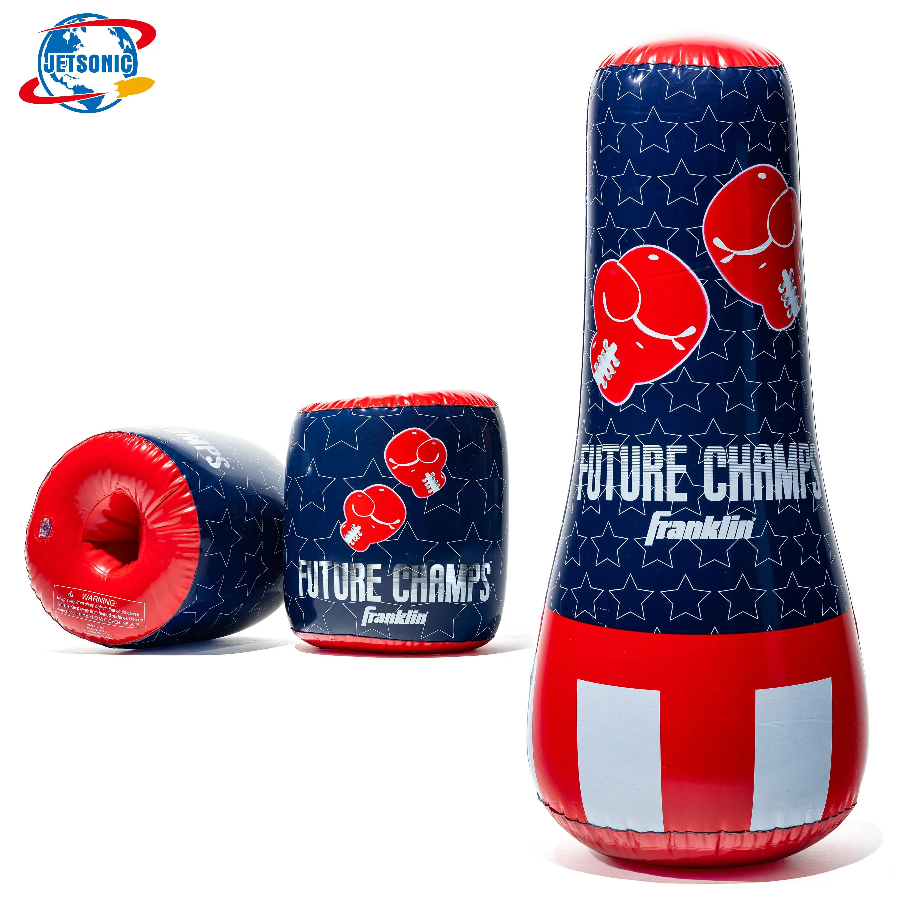 bop bag toy Inflatable Blow up 3D Bop Punch Boxign bag toy  High Quality Boxing Equipment Training Fitness 160Cm Stand Pvc