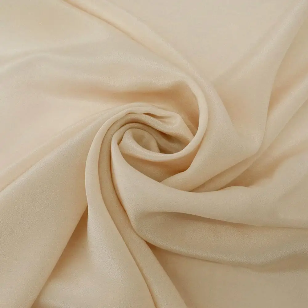 Wholesale 100% Pure Natural Silk Fabric mulberry 16mm Silk Crepe Natural Silk Fabric