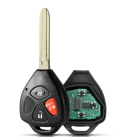 3 Buttons 312Mhz MOZB41TG Car Remote Key Shell With 4D67 Chip For Toyota Yaris Scion TC 2005 2006 2007 2008 2009 2010 Car Key