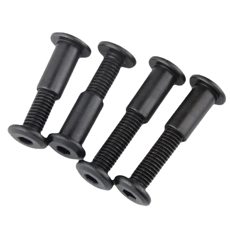 Joint Connector Screws Stainless Steel Black Hex Socket Head Furniture Bolt Nut Set Male And Female Binding Post Chicago Screw