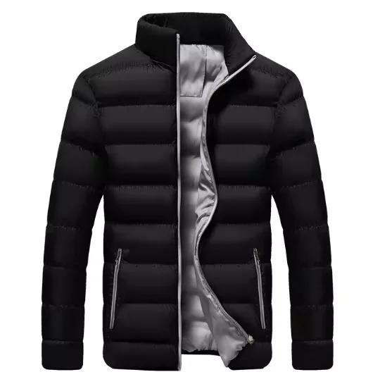 Fangsheng Fashion Autumn Winter Happy New Year 2024 Casual Men Outwear Stand Collar Jacket Coats Warm Clothing Down