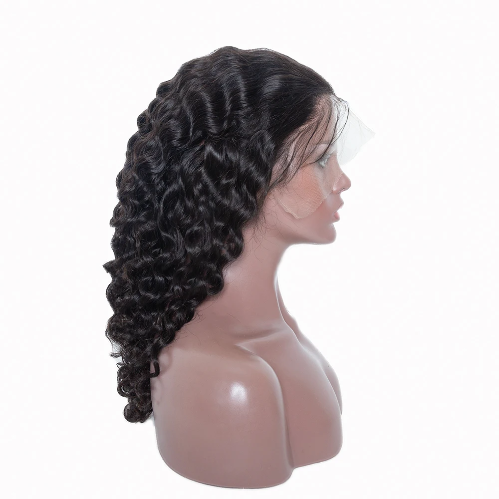 Pure Handmade No Shedding Unprocessed Human Hair Full Lace Sew In Wig Wholesale 10 Inch Brazilian Hair Lace Front Wig