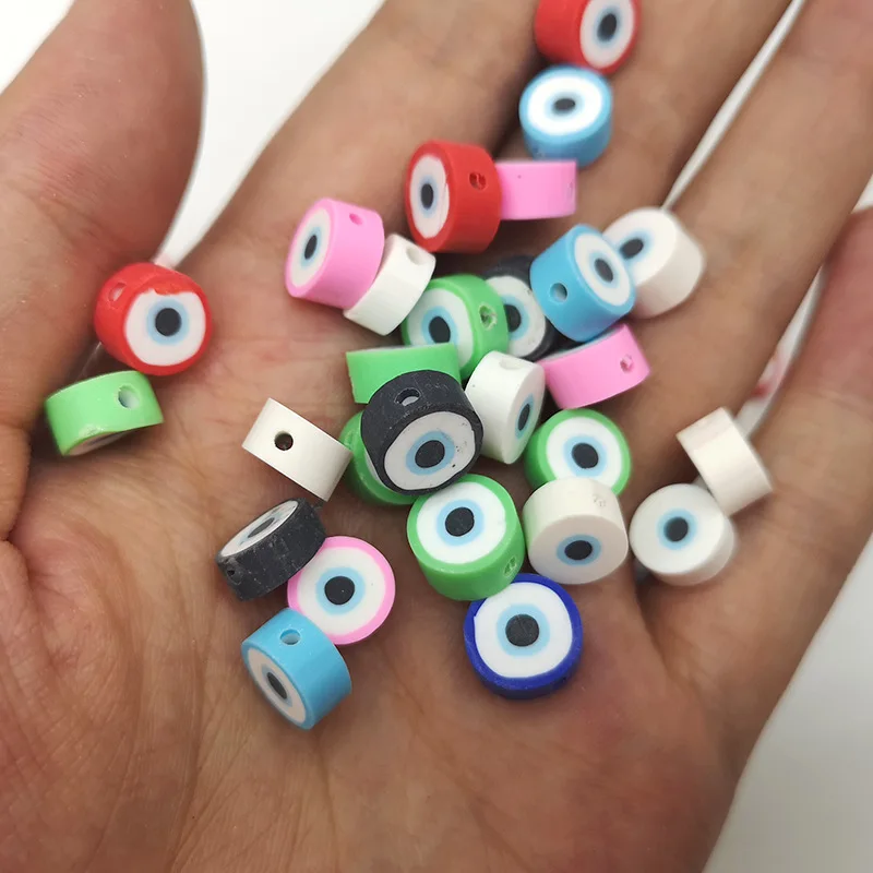 Popular 50pcs/bag Multi Color DIY Bracelet Jewelry Accessory Polymer Clay Loose Beads