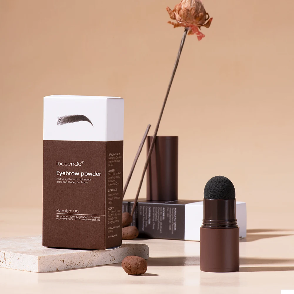 Perfect vegan brow stamp kit eyebrow stamp and stencil make up eyebrow Done In Seconds