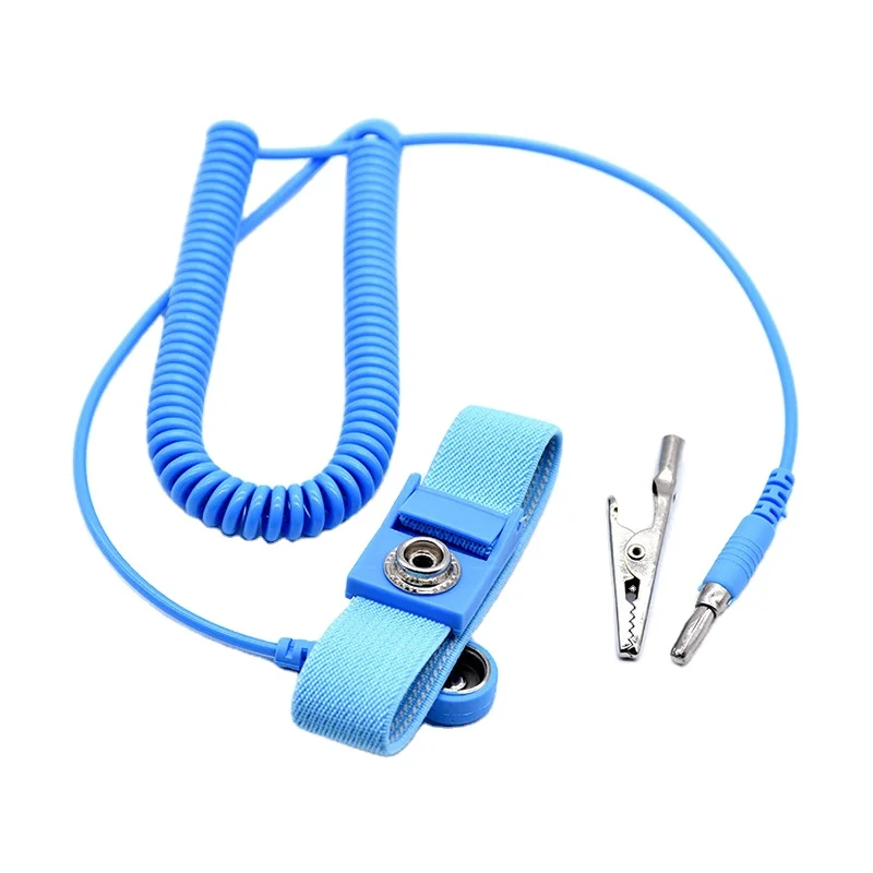 ESD Wrist Strap ESD Band Wrist Strap Neutral Ground 20 ft Wire With Alligator Clip ESD Wireless Wrist Strap Suppliers