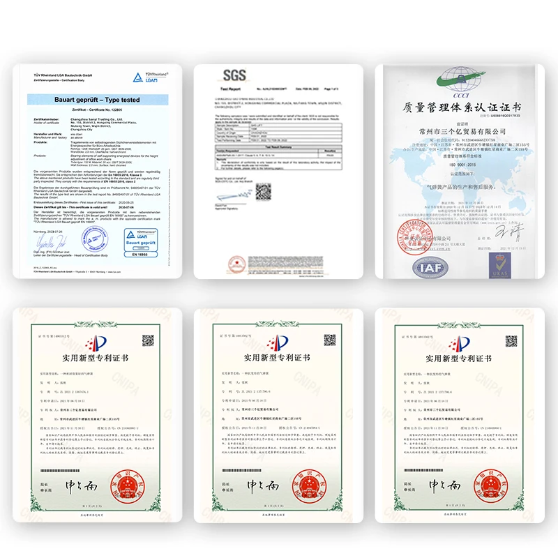 Promotional Adjustable 4D Chair Armrest Accessory Armrest Height Adjustment Chair Parts for Office Game Chair PU Polished