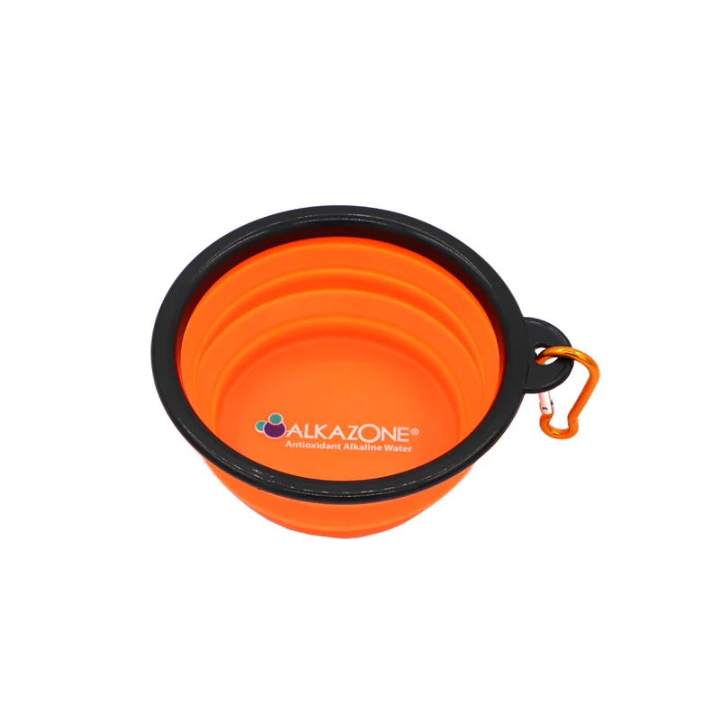 
350ML of volume Food Grade travel dog bowl collapsible dog bowl with customize logo collapsible pet bowl 
