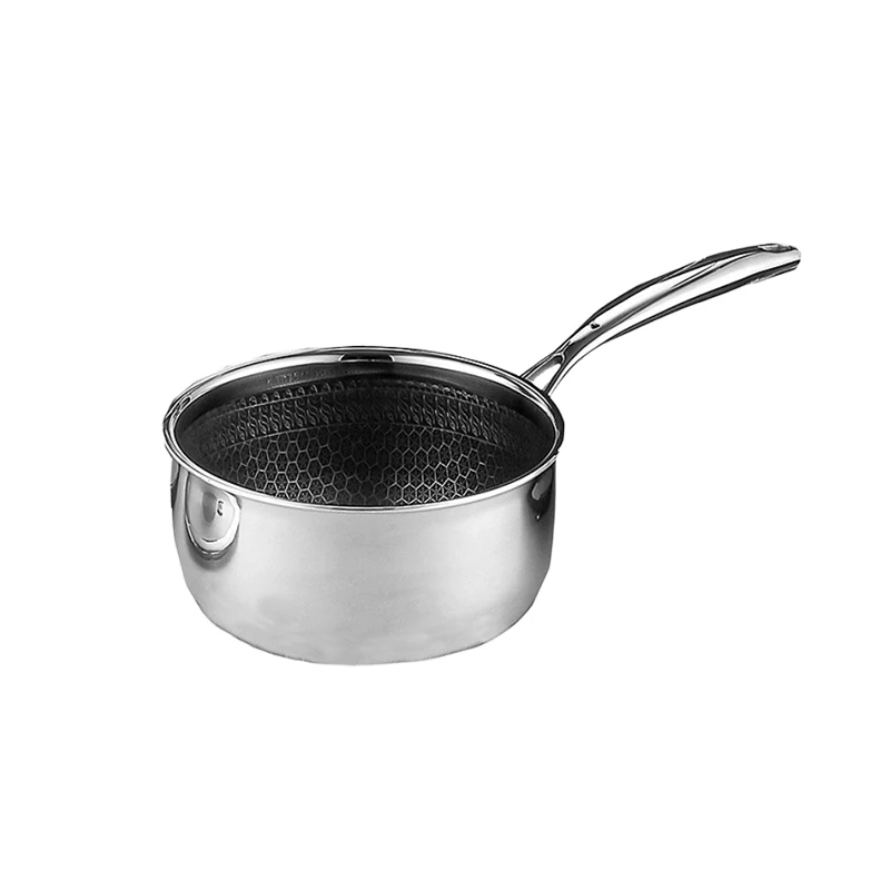 Набор антипригарной посуды сотовая гибридная Нетоксичная керамическая кастрюля