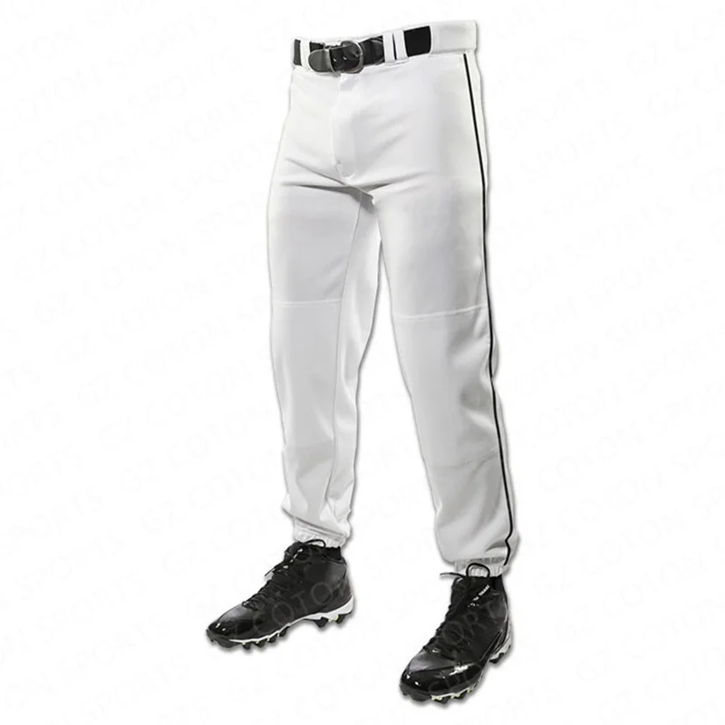 Custom Men blank sublimation Baseball Softball Wear Team Youth plus size practice 3/4 Baseball Pants