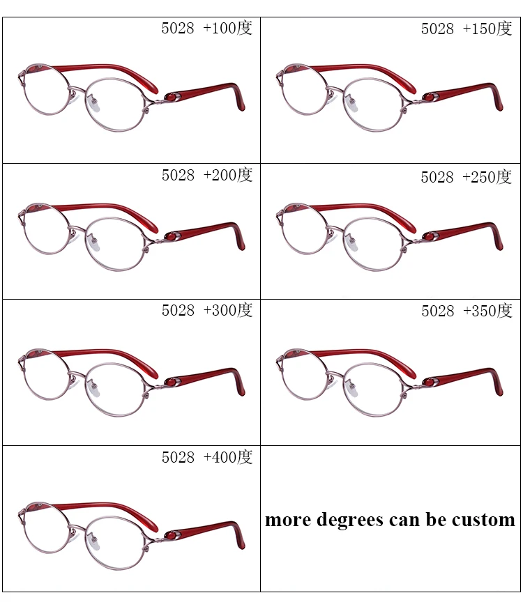 cheap adjustable anti blue light women folding metal reading glasses men glass 2021