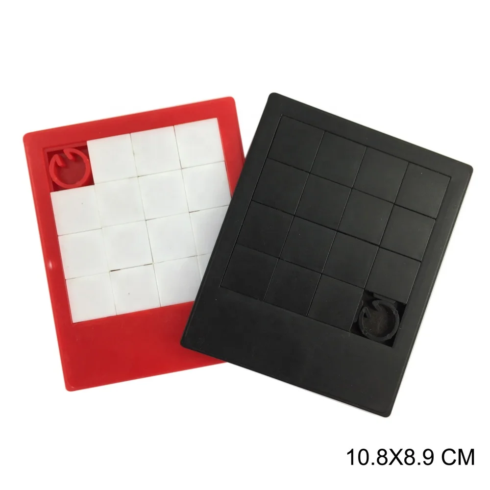 Promotional custom plastic sliding blank jigsaw puzzle