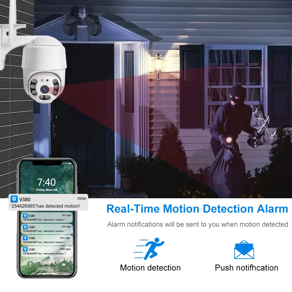 Full Color HD 3MP Icsee Night Vision Outdoor Waterproof CCTV PTZ Wifi Camera Security IP Camera Wireless Wifi Camera