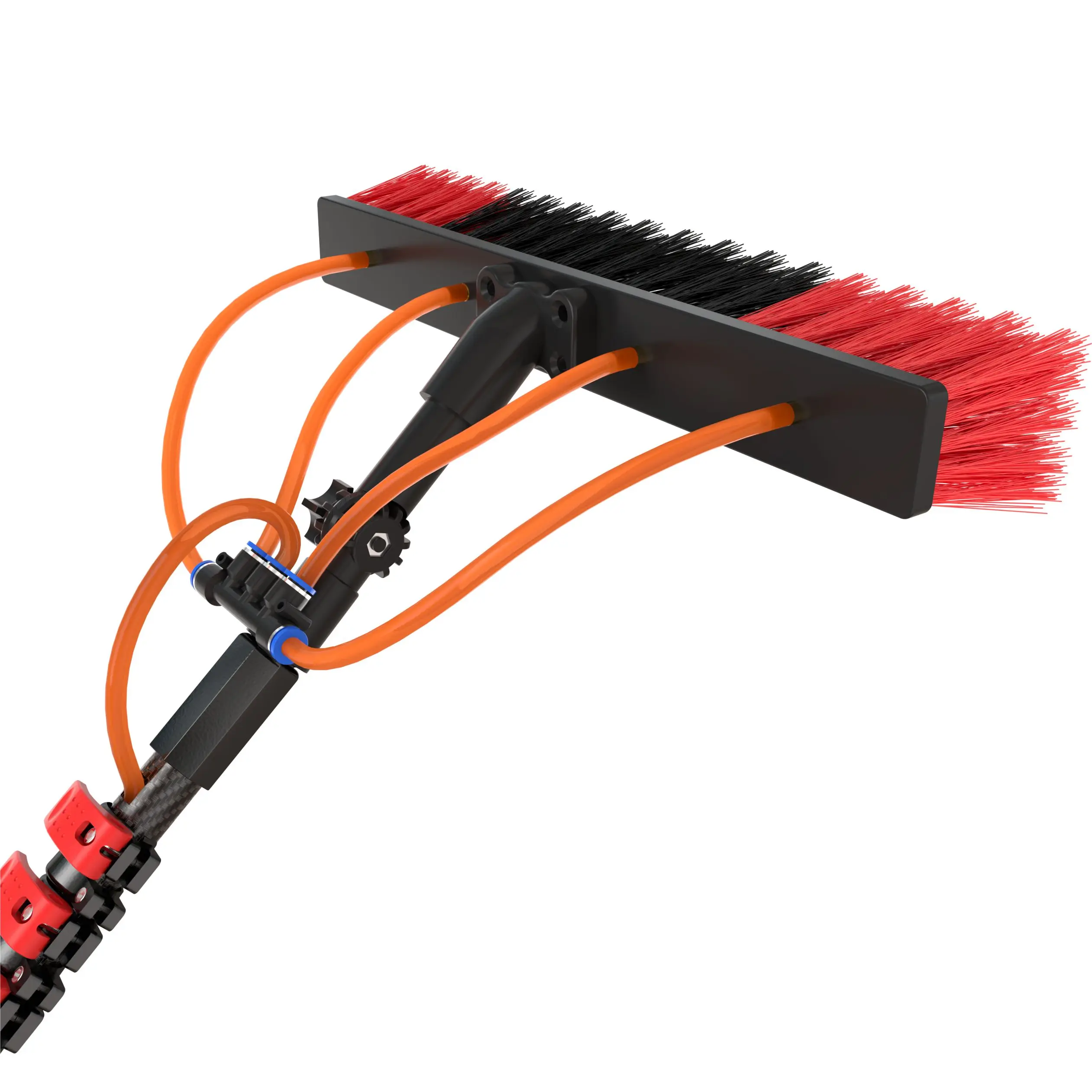 solar panel cleaning tools Window Cleaning Kit Telescopic Water Fed Pole for Solar Panel Washing Brush  manufacturer