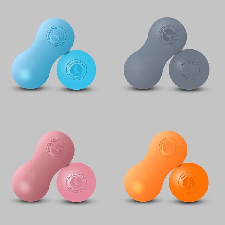 Custom Size Fitness Ncaa Logo Yoga Mobility Deep Tissue Peanut Lacrosse Massage Ball