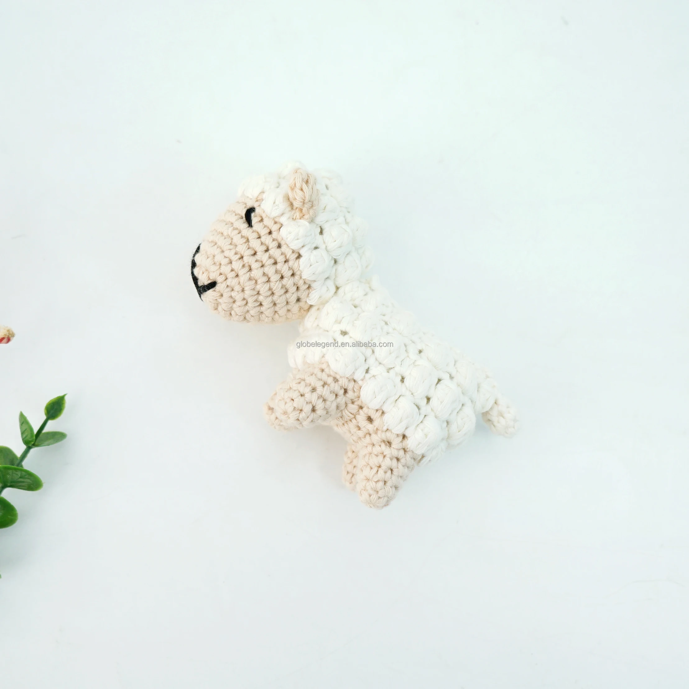 Customized Handmade Crocheted Amigurumi Moose Stuffed Toys for Infant Toy Bunny Doll