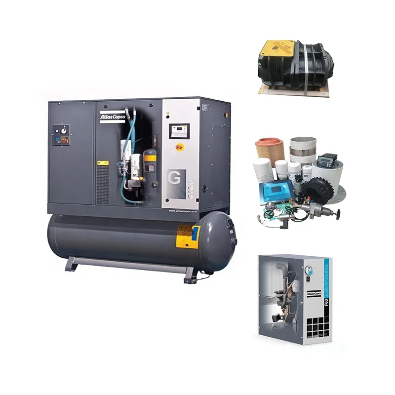 ZT22 1616711781 1616710781 oil-free Low pressure Atlas copco spare part rotor head air end oil free scroll compressor air end