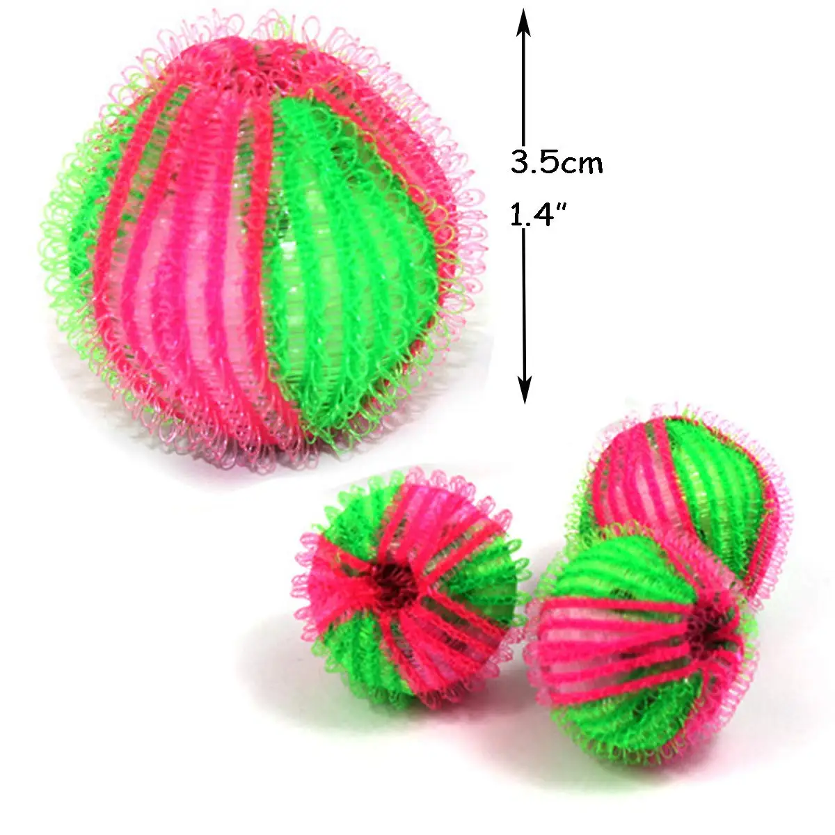 Pet Hair Remover Non-Toxic Reusable Washer Long Washing Machine 12 Packs Laundry Dryer Balls Packing Bag