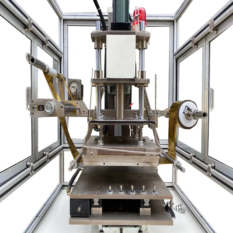 Automatic Slide Loading Table Pneumatic Embossing Stamping Machines hot stamping foil license plate
