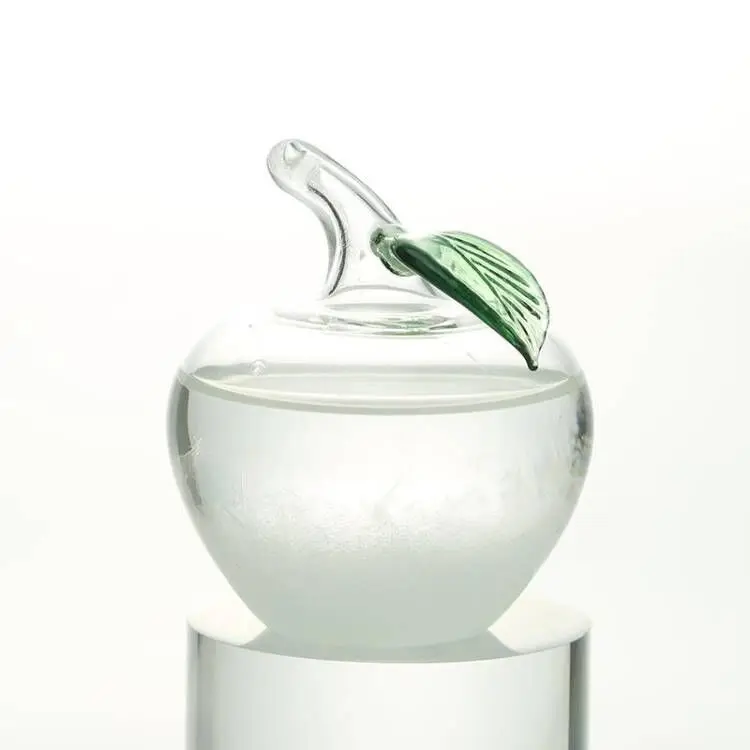 Домашнее украшение настольное ремесло в форме яблока прогноз погоды предсказатель штормового стекла барометр