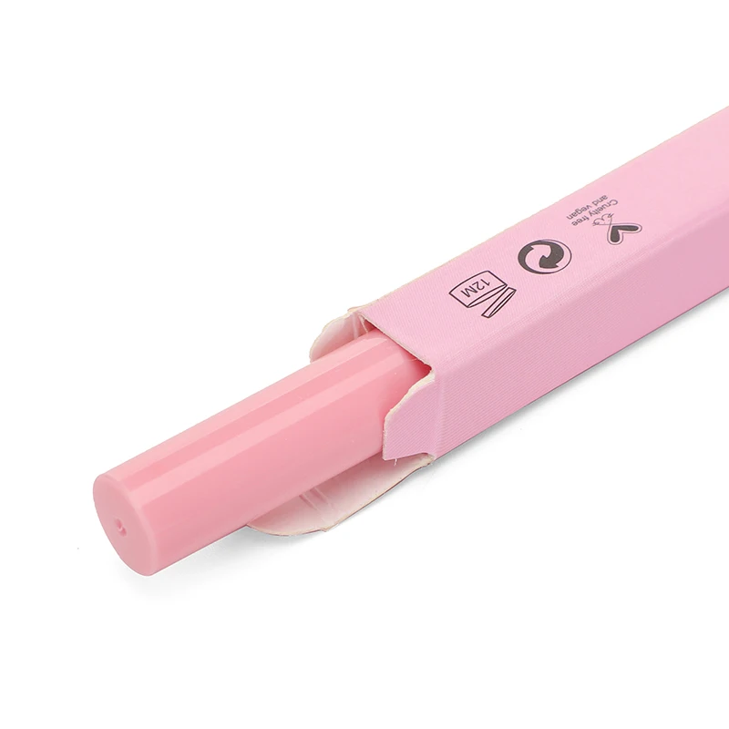 Wholesale OEM Private Label Waterproof Makeup Pen Pink Double Headed Eyebrow Pencil