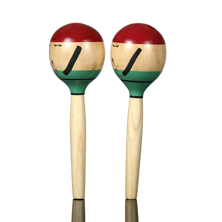 2021 High Quality Hot Sale Product Wooden Mini Plastic Maraca Toy
