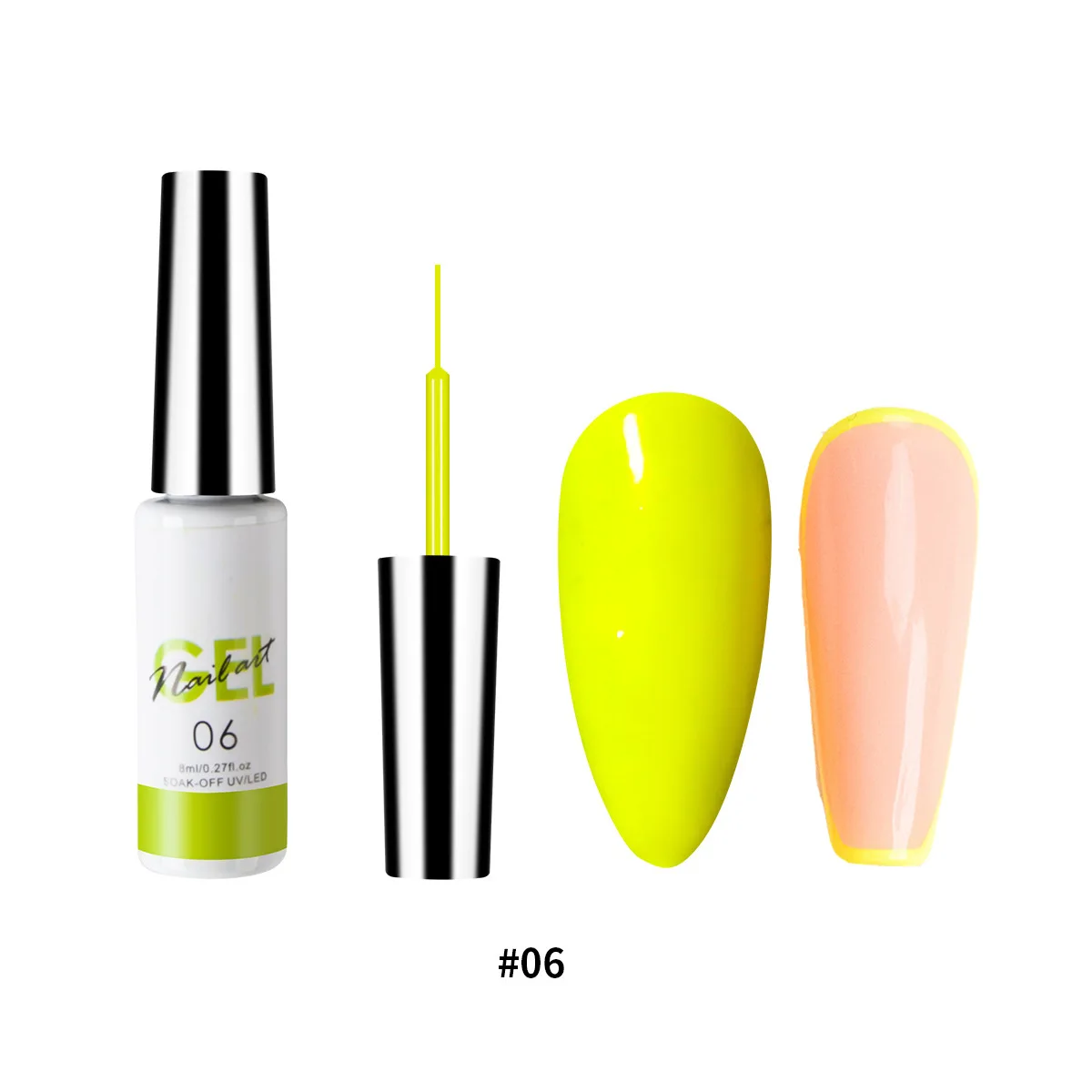 Fast shipping line uv gel led gel painting nail art polish private label 3D DIY liner designs nail gel liner for nail salon