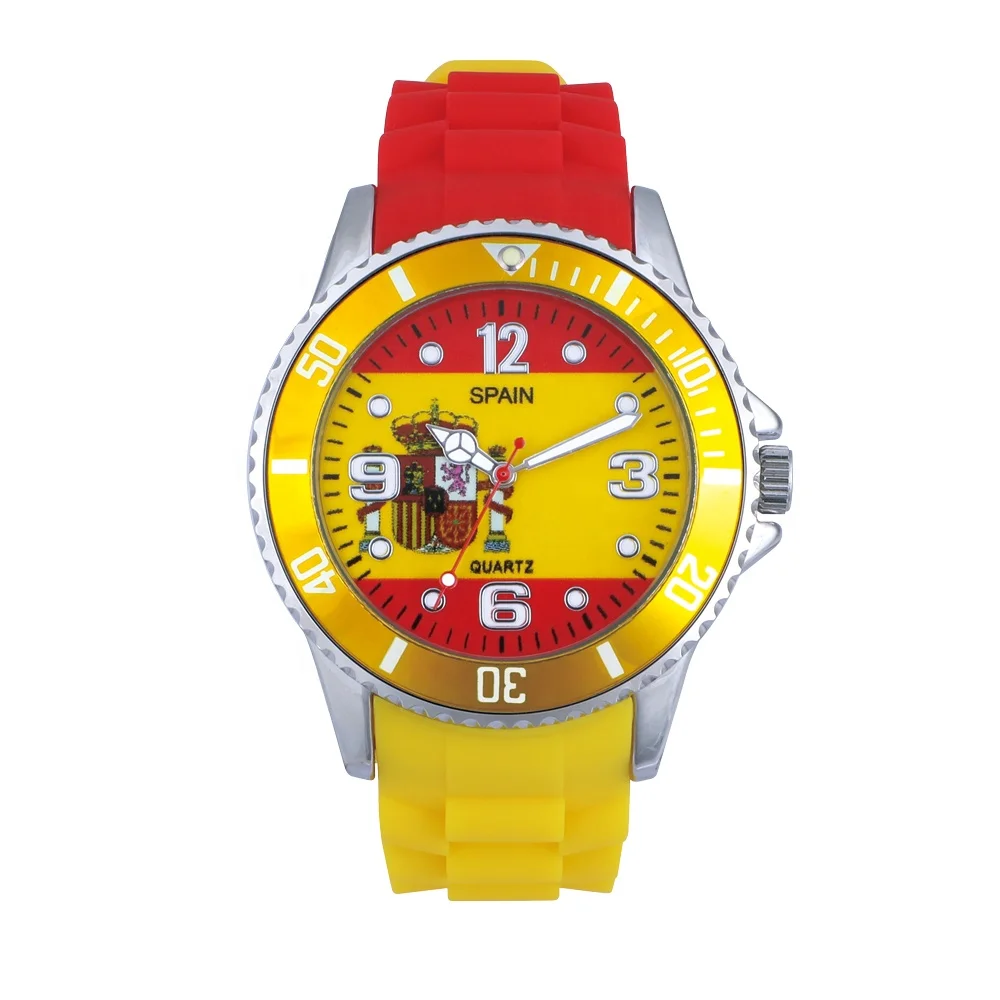 Часы Reloj с вращающимся корпусом и силиконовым ремешком для занятий